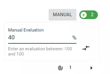 Evaluer une question par le pourcentage dans les rapports de résultats